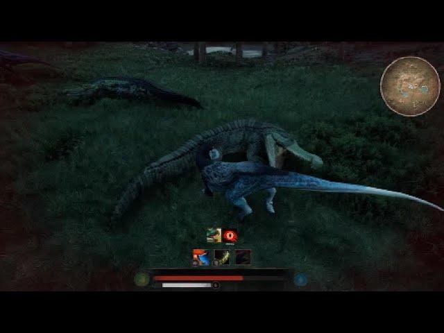 Path of Titans:Alioramus gameplay