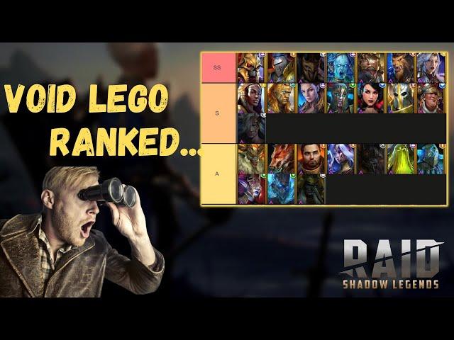 Ultimate Void Lego Tier List... Late 2022 Edition | RAID SHADOW LEGENDS