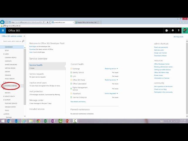 How to Set Office 365 Calendar Sharing Permissions in the Admin Center