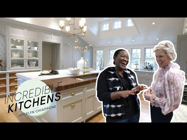 You Need To See The Huge, 5,000-Pound Island In This Kitchen I Incredible Kitchens I HB