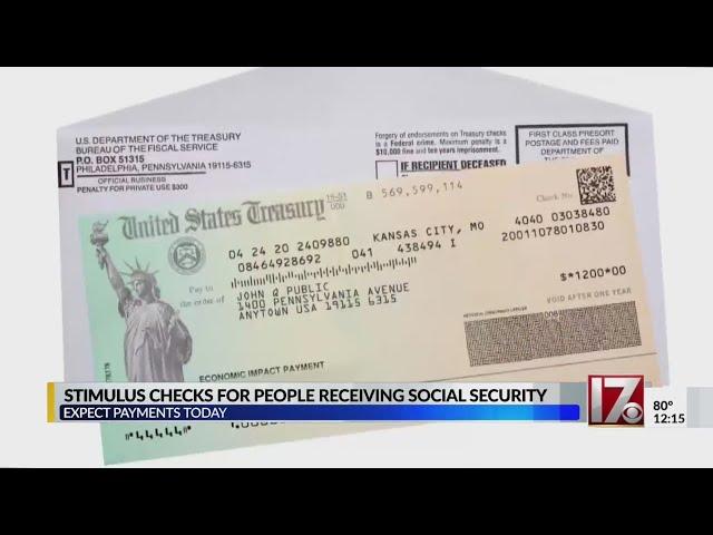 Stimulus checks for people receiving social security