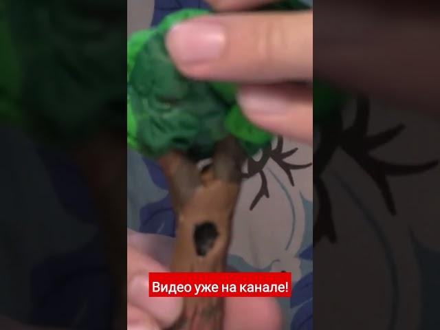 Создание дерева из пластилина