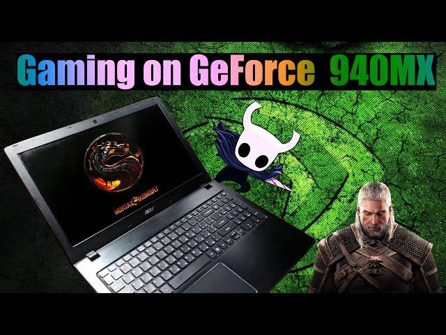 Nvidia GeForce 940MX Gaming Test 2023