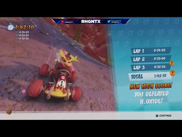 CTR Nitro-Fueled Dingo Canyon Time Trial Beating Oxide's Time