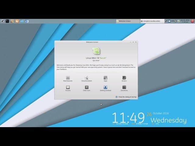 Linux Mint 18 XFCE Overview - Magic Carpet Ride