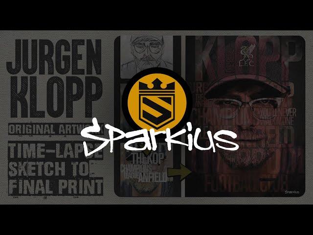 Jurgen Klopp | Original Artwork by SPARKIUS