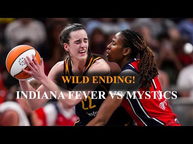 Wild Ending! | Indiana Fever vs Washington Mystics | WNBA