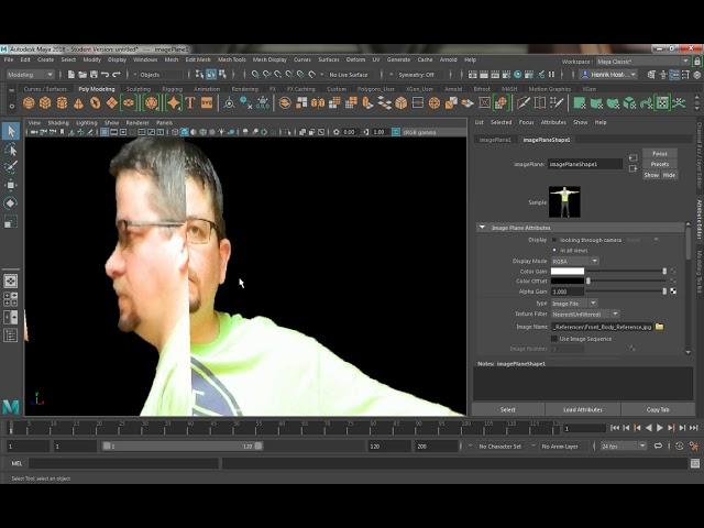 Autodesk Maya: Importing Image Planes