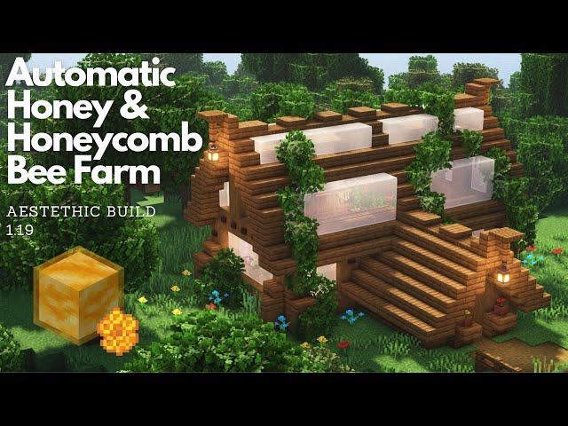 AUTOMATIC HONEY & HONEYCOMB BEE FARM | Minecraft Tutorial | Java [1.21+]