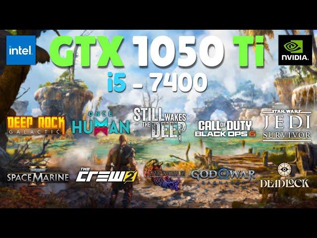 GTX 1050 Ti Test in 10 Games in 2024 | ft. i5 7400