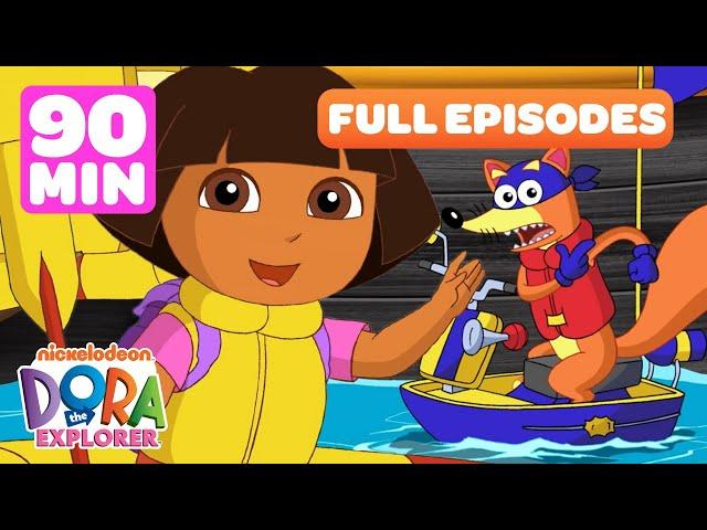 Dora FULL EPISODES Marathon! ️ | 4 Full Episodes - 90 Minutes! | Dora the Explorer