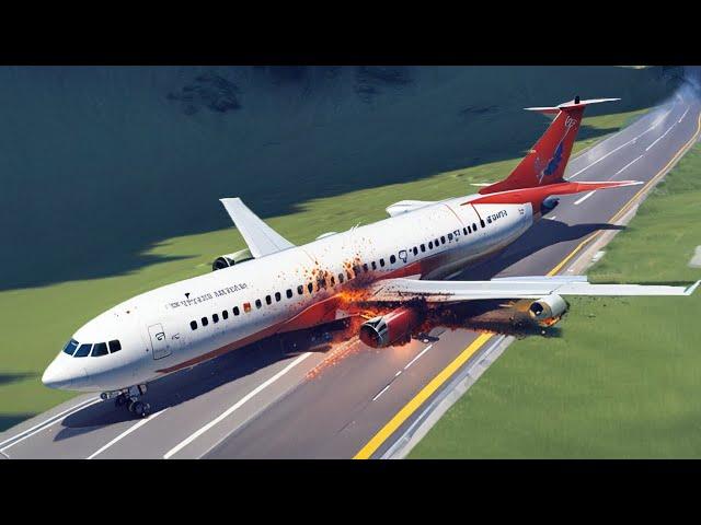 All Systems Failed - Emergency Landings ON THE ROAD ! Airplane Crashes