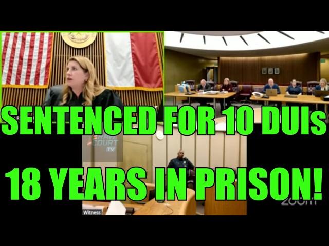 Judge Delivers Brutal 18-Year Sentence For a Mind Blowing 10th DUI