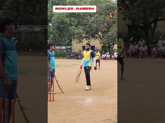 Yo Yo CC Ramesh 2 Wickets in his Bowling  #lhcctrichy #shortfeeds #shortsfeed #cricket #cricketlover