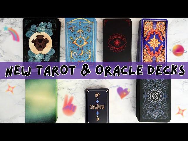 New tarot & oracle decks haul  Dark forest vibes & fairytales 