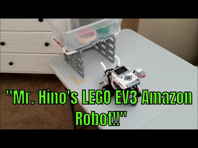 "Mr. Hino's LEGO EV3 Amazon Robot!!!"