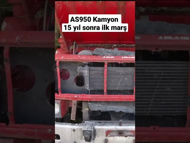 Efsane AS950 kamyon 15 yıldır dışarıda, yıllar sonra ilk marş