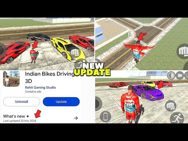 New Update Indian Bikes Driving 3d All Features Cheats Code | 22 Nov 2024