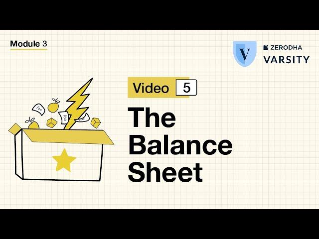 5. Understanding balance sheet