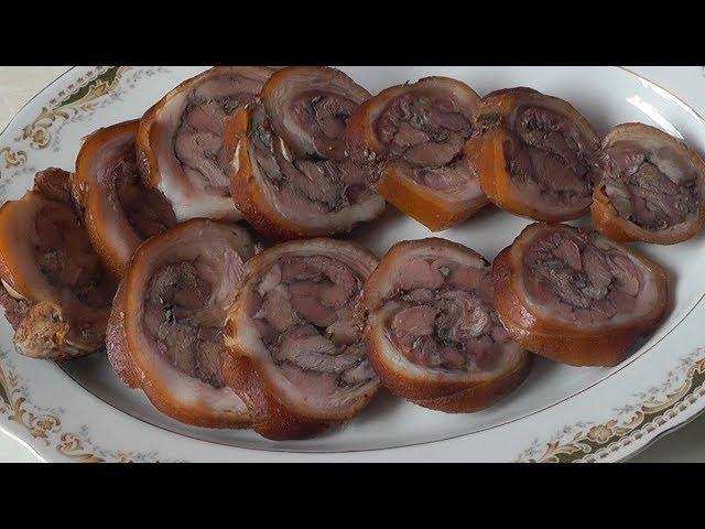 Ветчина из свиной рульки - супер вкуснятина за копейки!