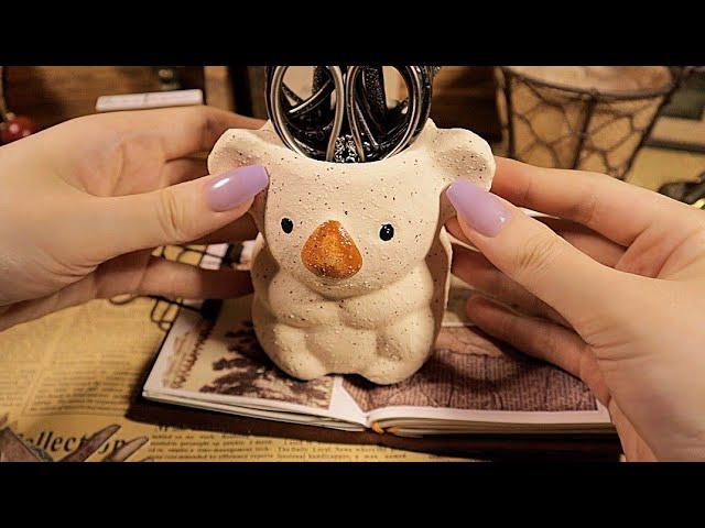 ASMR Decorating a Journal and Organize 빈티지 다꾸 | Tingle Journaling Sounds | hwaufranc