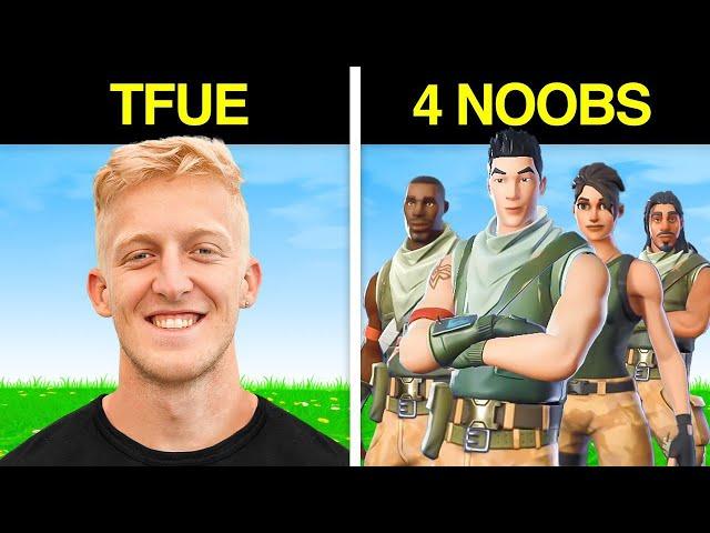 Can 4 Fortnite Noobs Beat Tfue...