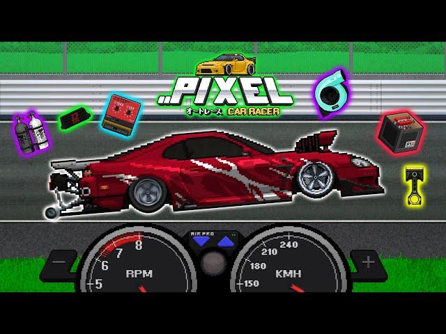 Making Wheelie Supra | Pixel Car Racer | Gameplay | MineGaming92