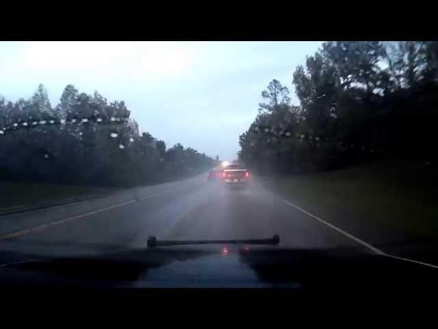 2008 P71 Driving In Rain (Crazy Texas Weather)