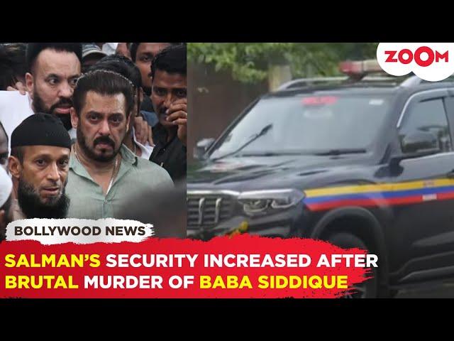 Salman Khan's SECURITY increased after Baba Siddique's TRAGIC murder; INSIDE details REVEALED!