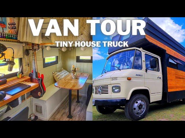 CAMPER TRUCK DIY LUXURY TOUR [RV]