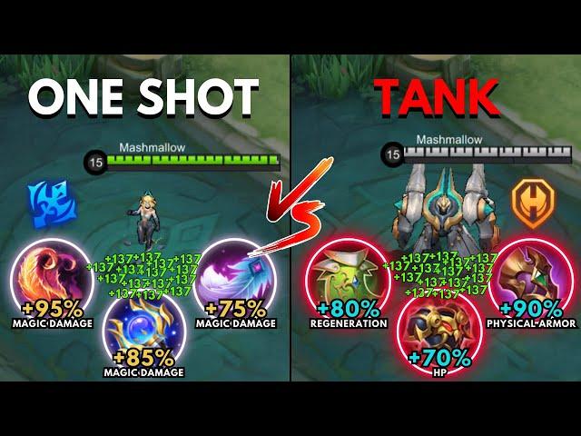 Edith One Shot Build vs Edith Tank Build