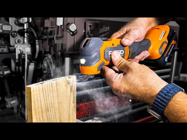 neW and iMproved RIDGID 18V Brushless Oscillating Multi Tool Review [R86242B]