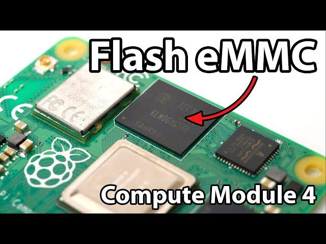 How to flash the eMMC on a Raspberry Pi Compute Module 4