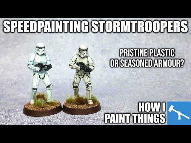 Speedpainting Stormtroopers - Same Method, Different Styles [How I Paint Things]