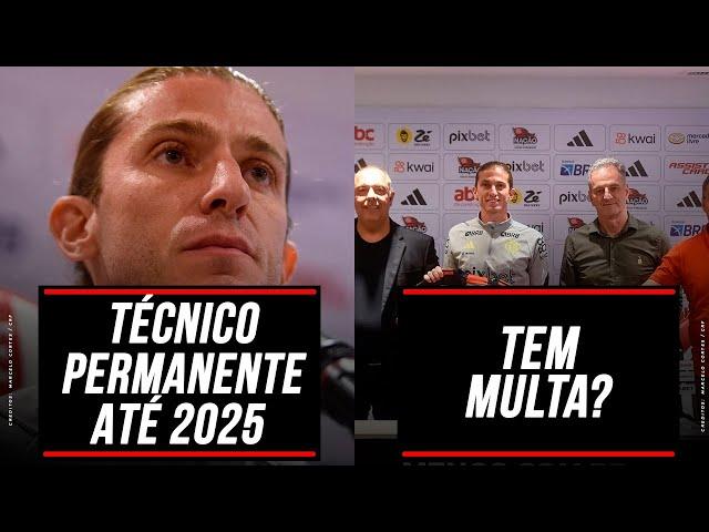 BASTIDORES: FILIPE LUÍS ASSINOU CONTRATO ATÉ DEZEMBRO DE 2025 COM O FLAMENGO | TEM MULTA RESCISÓRIA