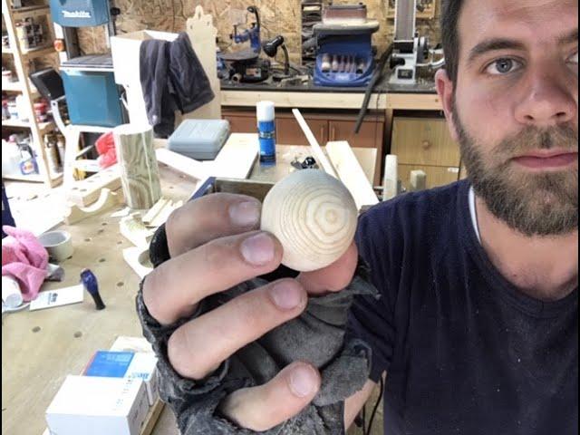 Make Wooden ball without a lathe ???