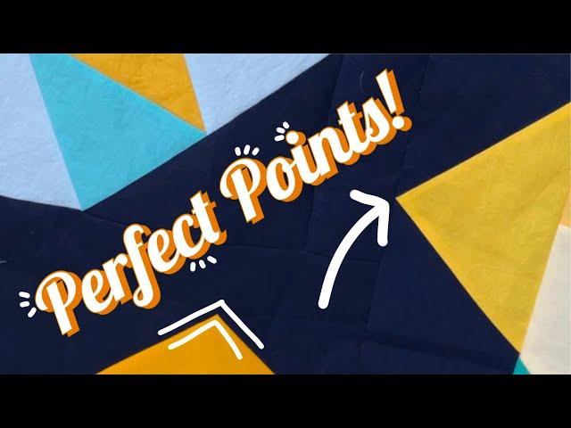 How to Save Your Perfect Points During Quilt Assembly!