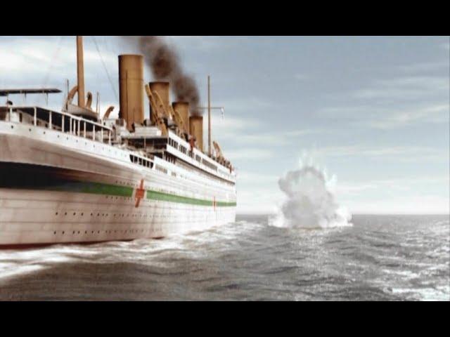 HMHS Britannic attacked by a German U-Boat