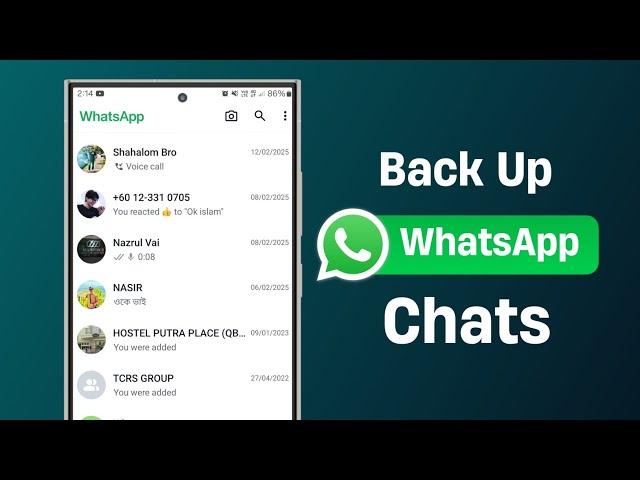 How To Backup Whatsapp Chats | Whatsapp Chat Backup #shorts #whatsapp