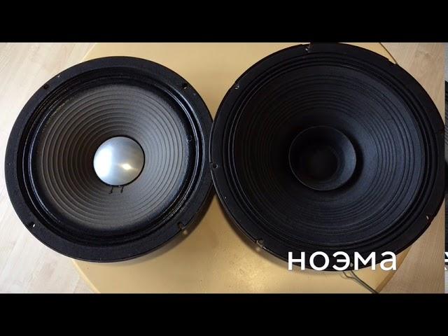 Сравнение широкополосных динамиков ! НОЭМА 150гдш против JBL d123