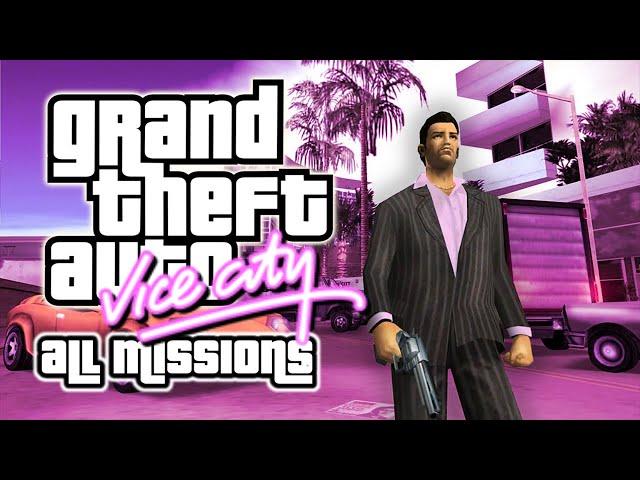 GTA VICE CITY All Missions - Full Game Walkthrough (4K 60fps) No Commentary