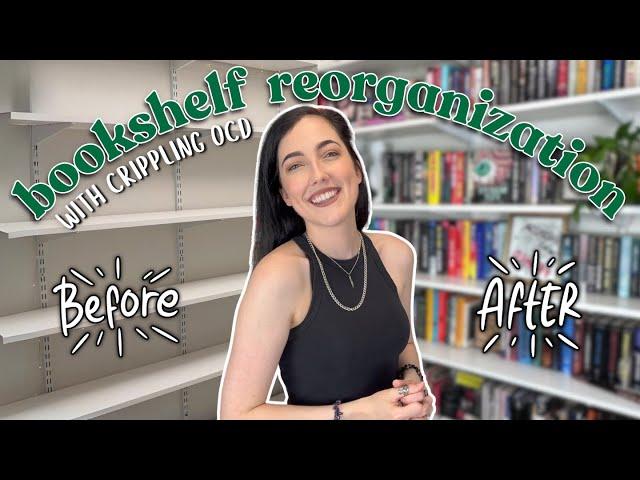 Why reorganizing my bookshelves took an entire month ‍ (ft. a girl with crippling OCD)