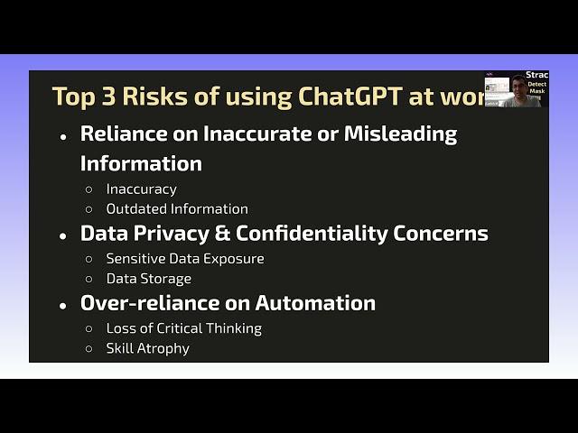 Strac DLP Webinar: How to ensure sensitive data is not leaked on ChatGPT and LLMs?