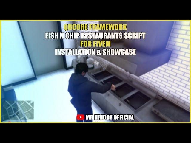 QBCore Fish N Chip Restaurants Script | For Fivem | Installation and Showcase 2024