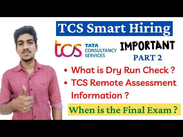 TCS Smart Hiring Dry Run Check | TCS DRC TEST Step by Step | TCS Smart Hiring 2021