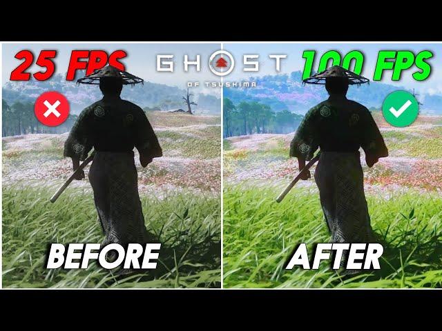 Ghost Of Tsushima: Hidden Settings to Boost FPS! (Low End PCs!)