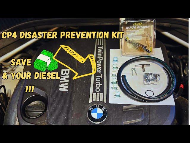 CP4 Diesel Disaster Prevention Kit installation on BMW X5 N57 engine