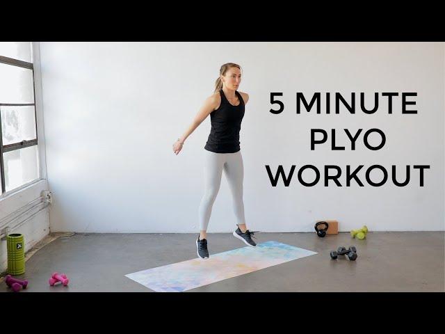 5 Minute Plyometrics Workout | Quick Cardio Workout