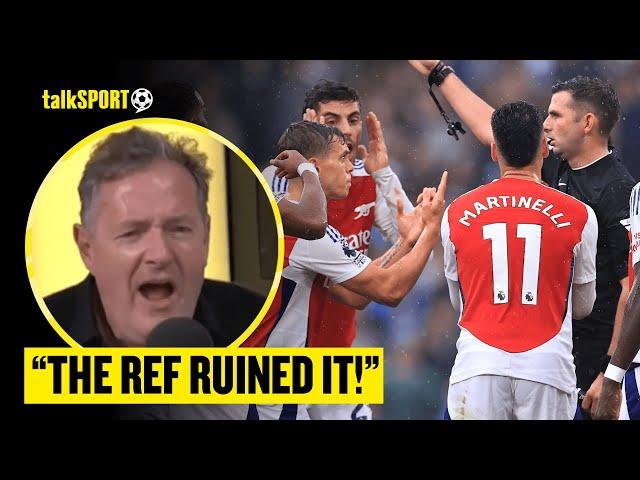 Piers Morgan TEARS INTO Man City & Ref Michael Oliver After 'PREPOSTEROUS' Call To Send Off Trossard