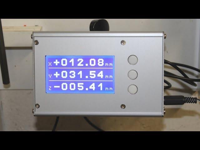 DIY 3 axis digital caliper readout unit (DRO)